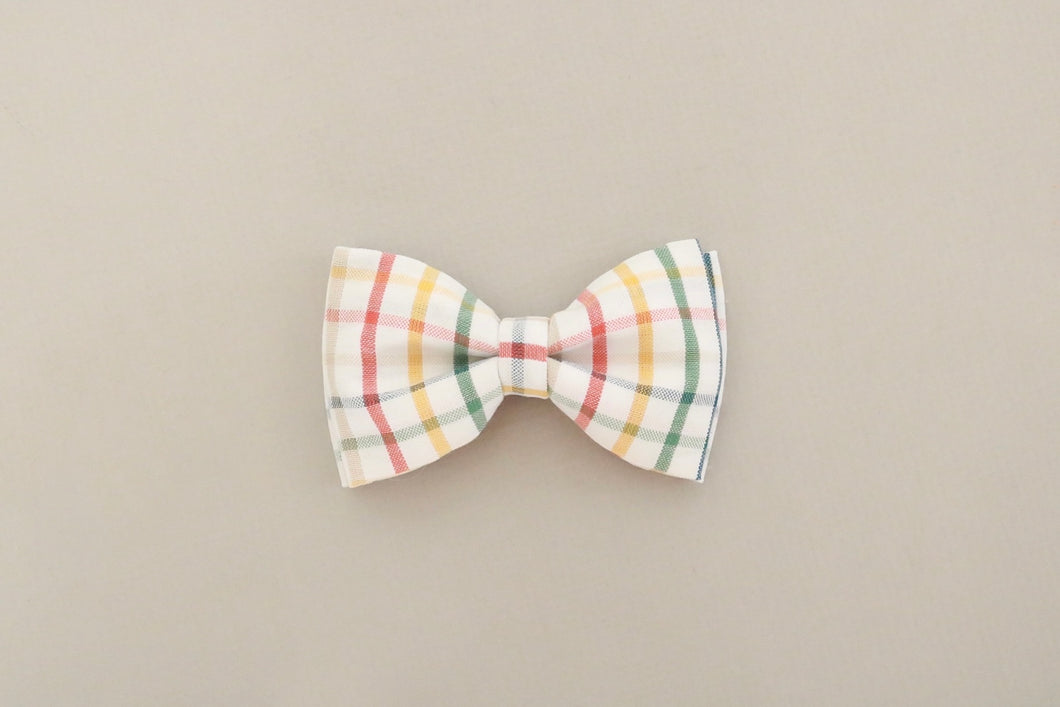 Rainbow Grid Bow Tie