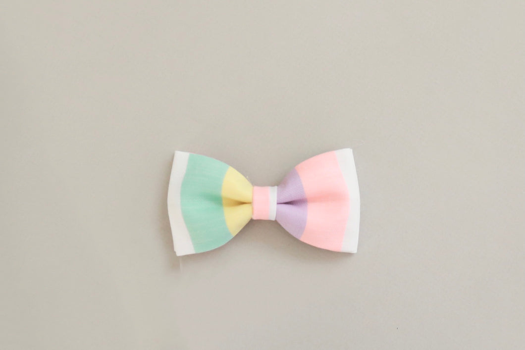Bright Stripe Bow Tie
