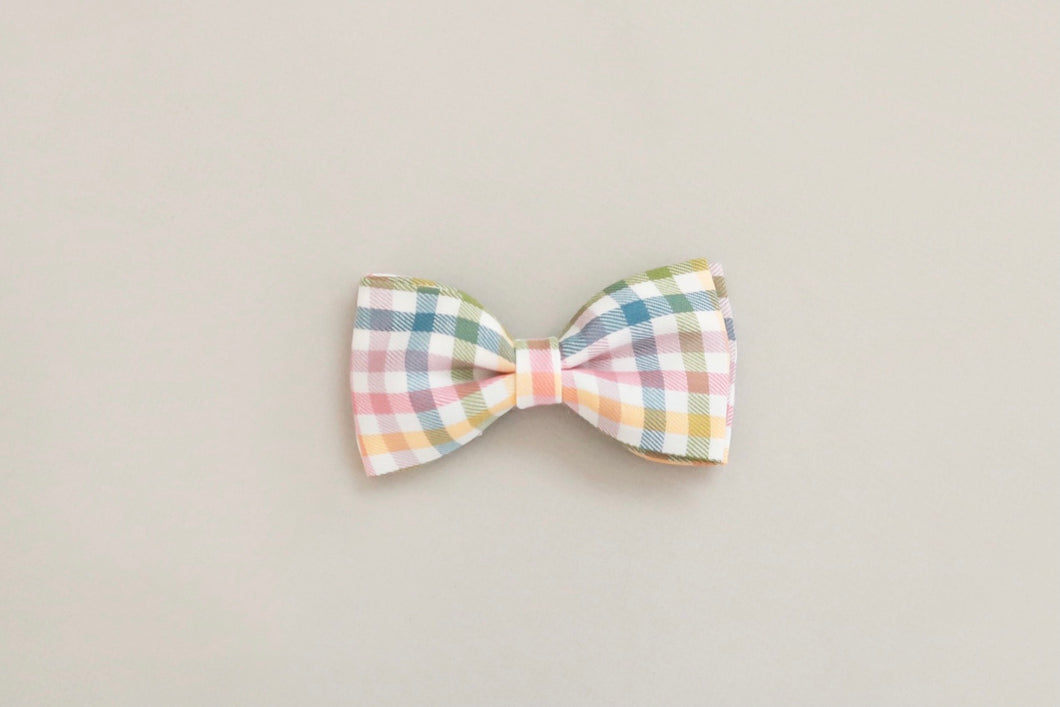 Easter Gingham Bow Tie