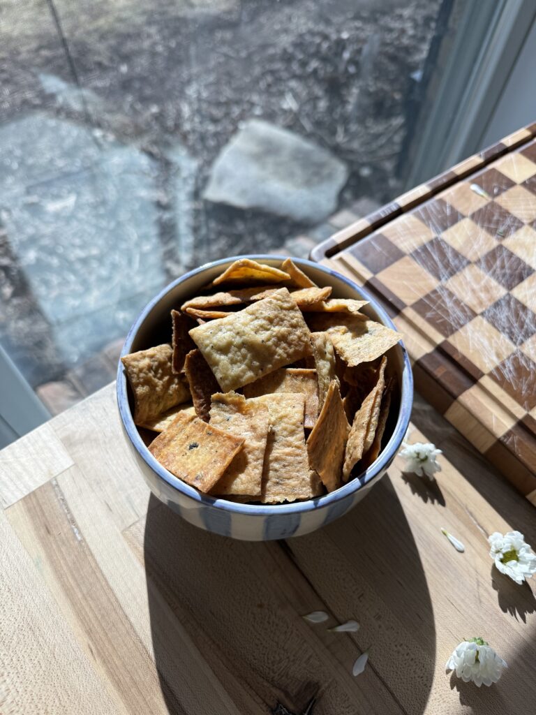 Sourdough Discard Crackers