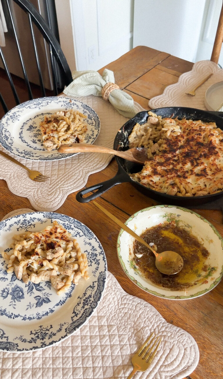 Chicken Alfredo Pasta Bake
